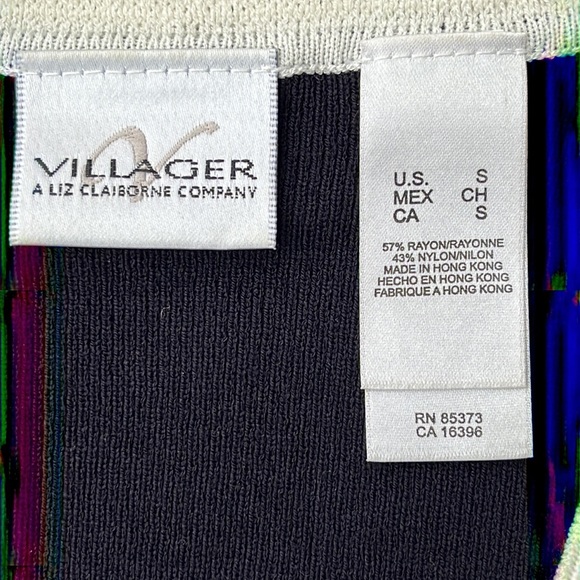 Villager color block sweater S-M - Picture 4 of 6